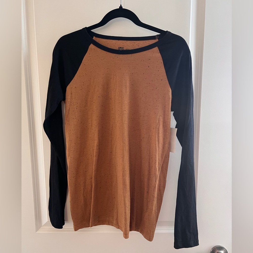 Epic threads brown sugar baseball shirt size xl (NWT) kids size
